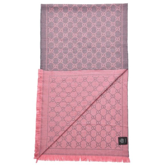 100% Authentic Gucci GG Jacquard Pattern Knitted - Picture 1 of 5
